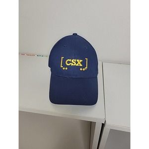 CSX Railroad Taupe Embroidered Logo Hat - Size S/M